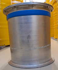 Photo of the sand volume source.