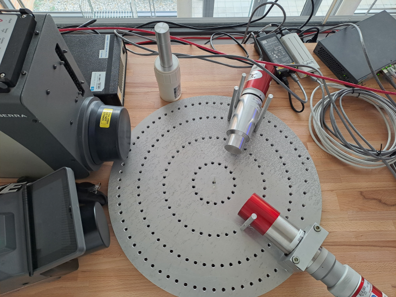 Photo of the Gamma Spectrometry measurement station, available for your own measurements after prior registration.